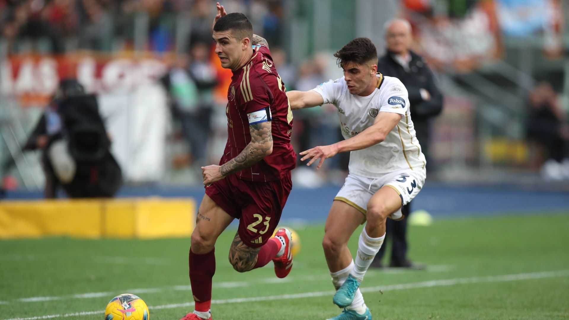 Gianluca Mancini Roma Cagliari 16032025