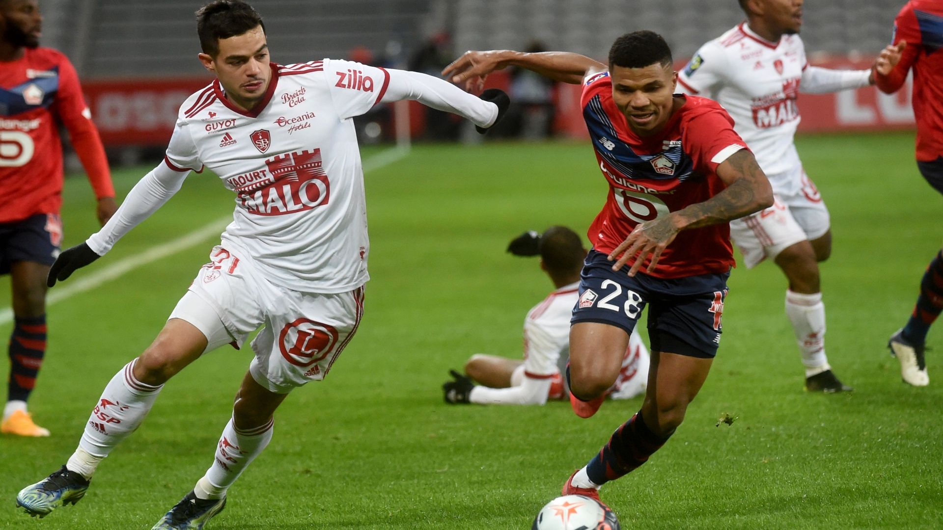 Benjamin Andre Hiang'a Mbock Lille Ajax Europa League 18022021