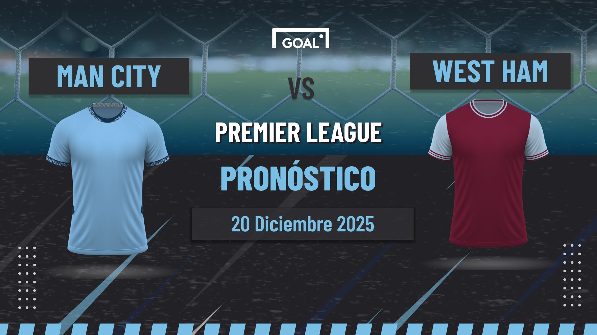 Manchester City vs West Ham Pronóstico y Apuestas Premier League | 20/12/25