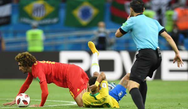 Brasilien Belgien Neymar Fellaini 06072018