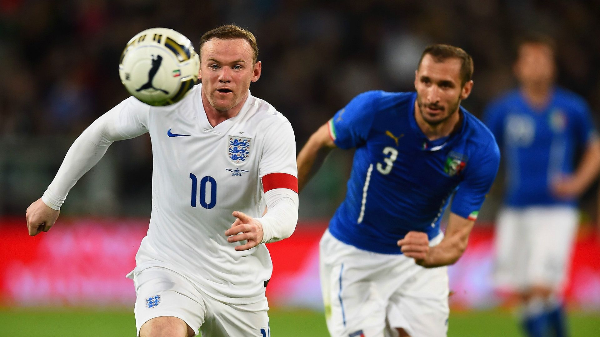 Wayne Rooney Giorgio Chiellini Italy England 31032015