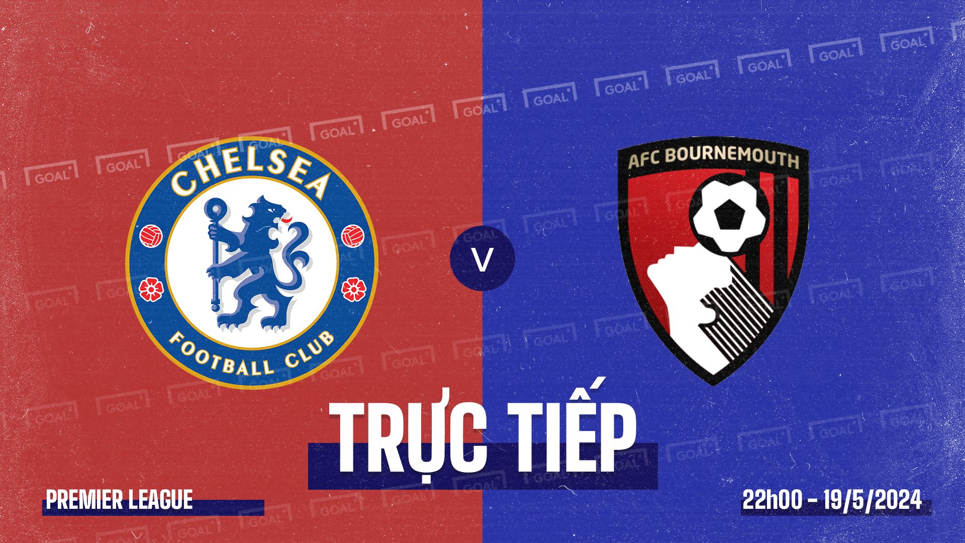 Chelsea vs Bournemouth Premier League 2023/24 GFX