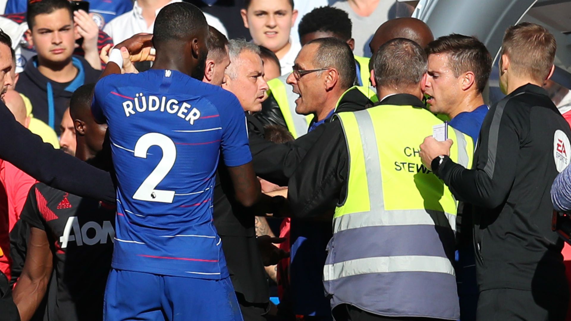 Mourinho Sarri Chelsea United