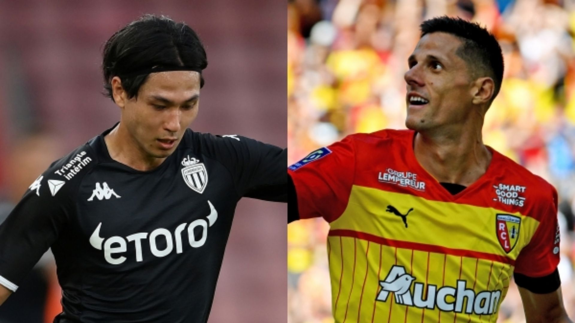 Takumi Minamino Monaco Florian Sotoca Lens