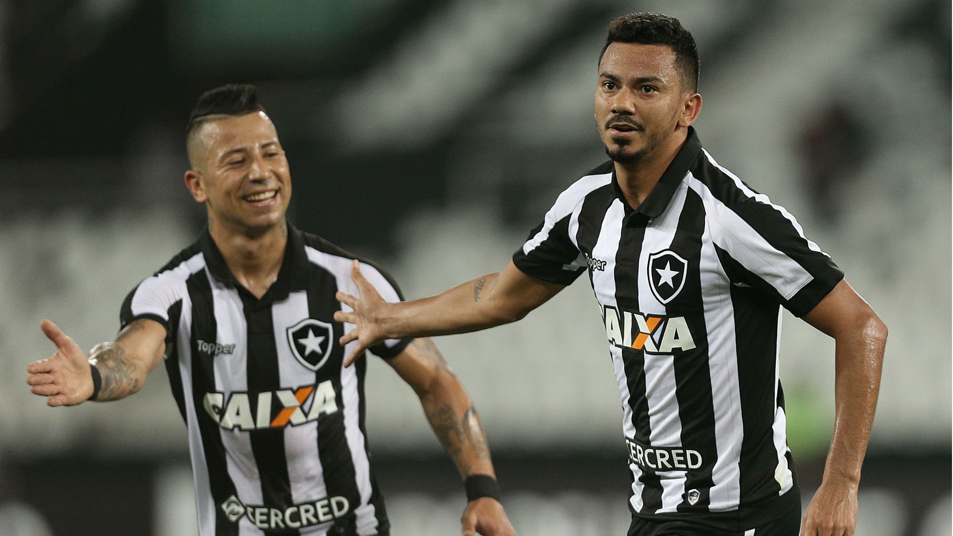 Lindoso Valencia Botafogo Santos Brasileirão 19 09 2017