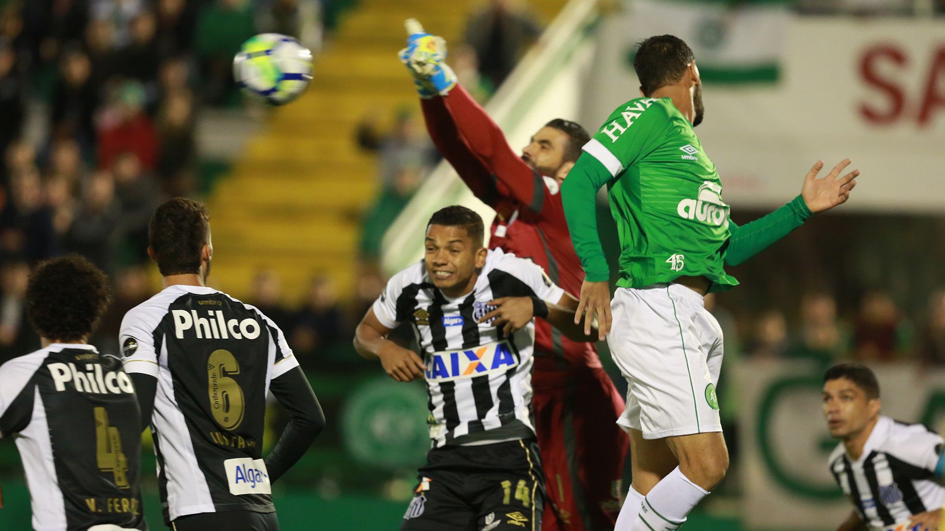 Jandrei David Braz Chapecoense Santos Brasileirao Serie A 22072018
