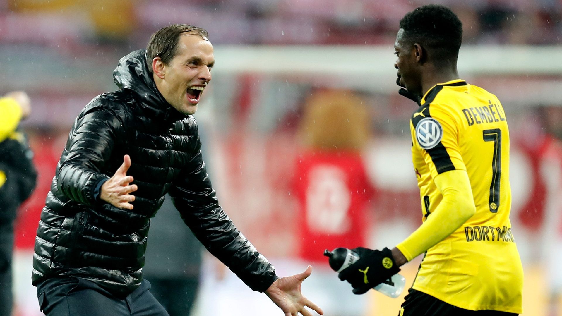 thomas tuchel ousmane dembele borussia dortmund dfb pokal 042617