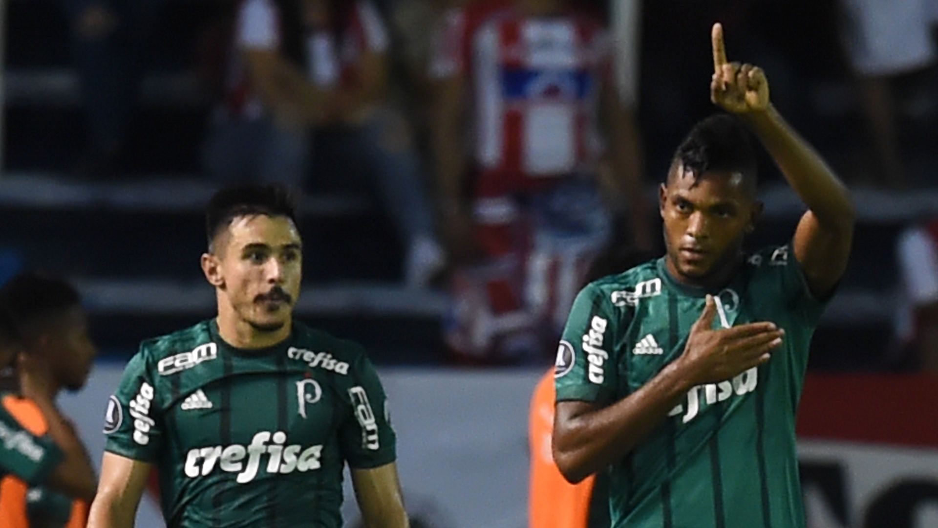 Miguel Borja Willian Bigode Junior Palmeiras Copa Libertadores 01032018