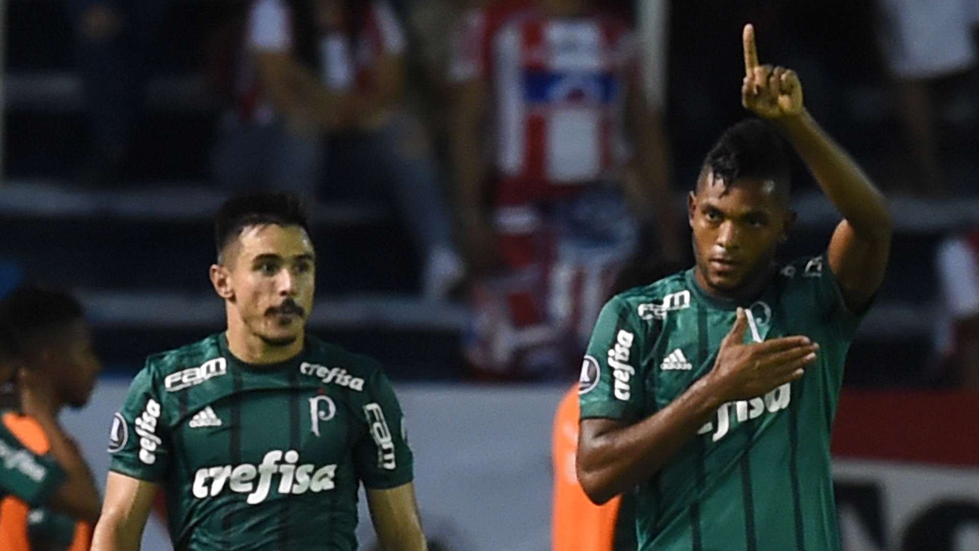 Miguel Borja Willian Bigode Junior Palmeiras Copa Libertadores 01032018