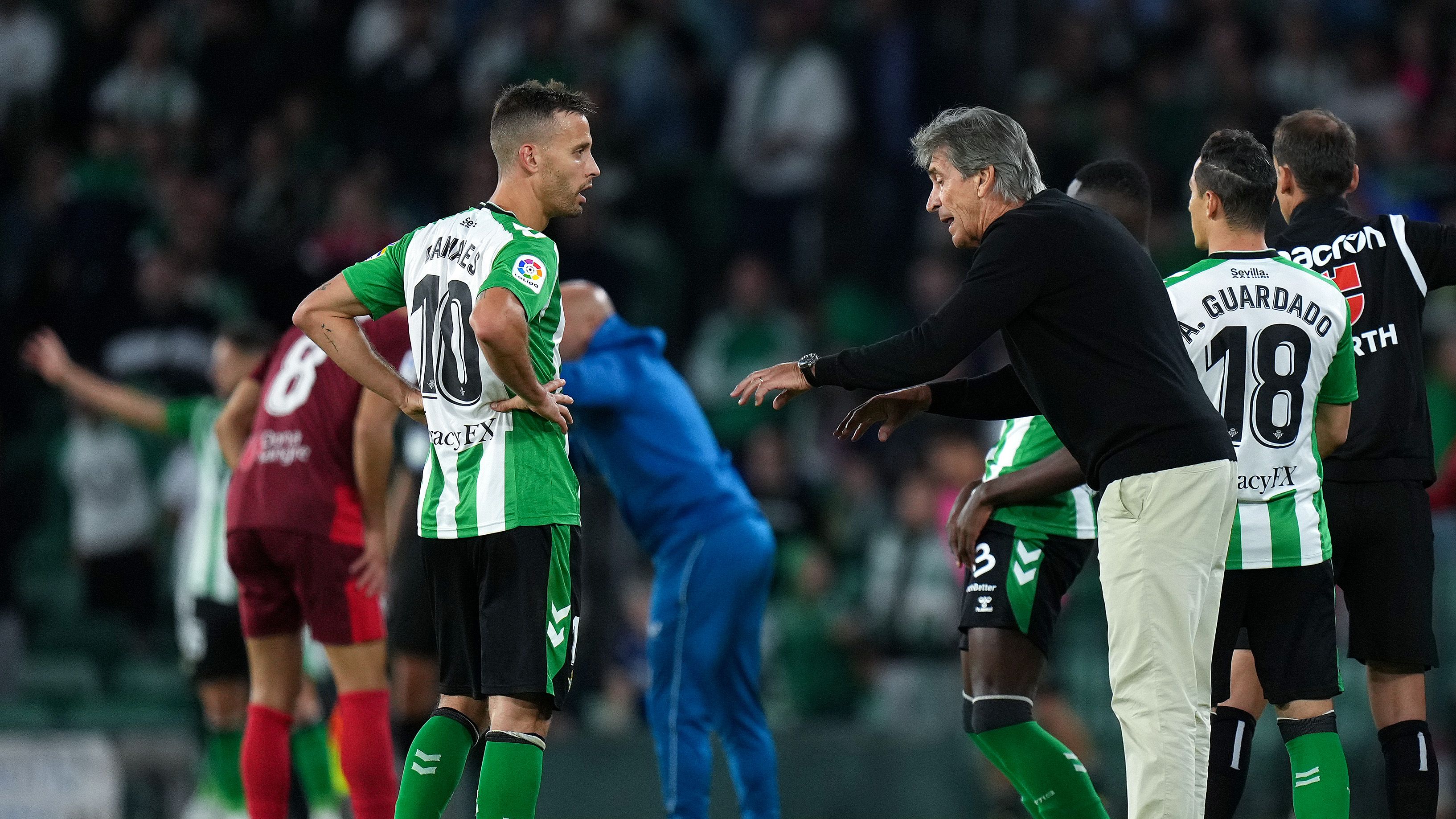 Manuel Pellegrini Sergio Canales Betis 2022