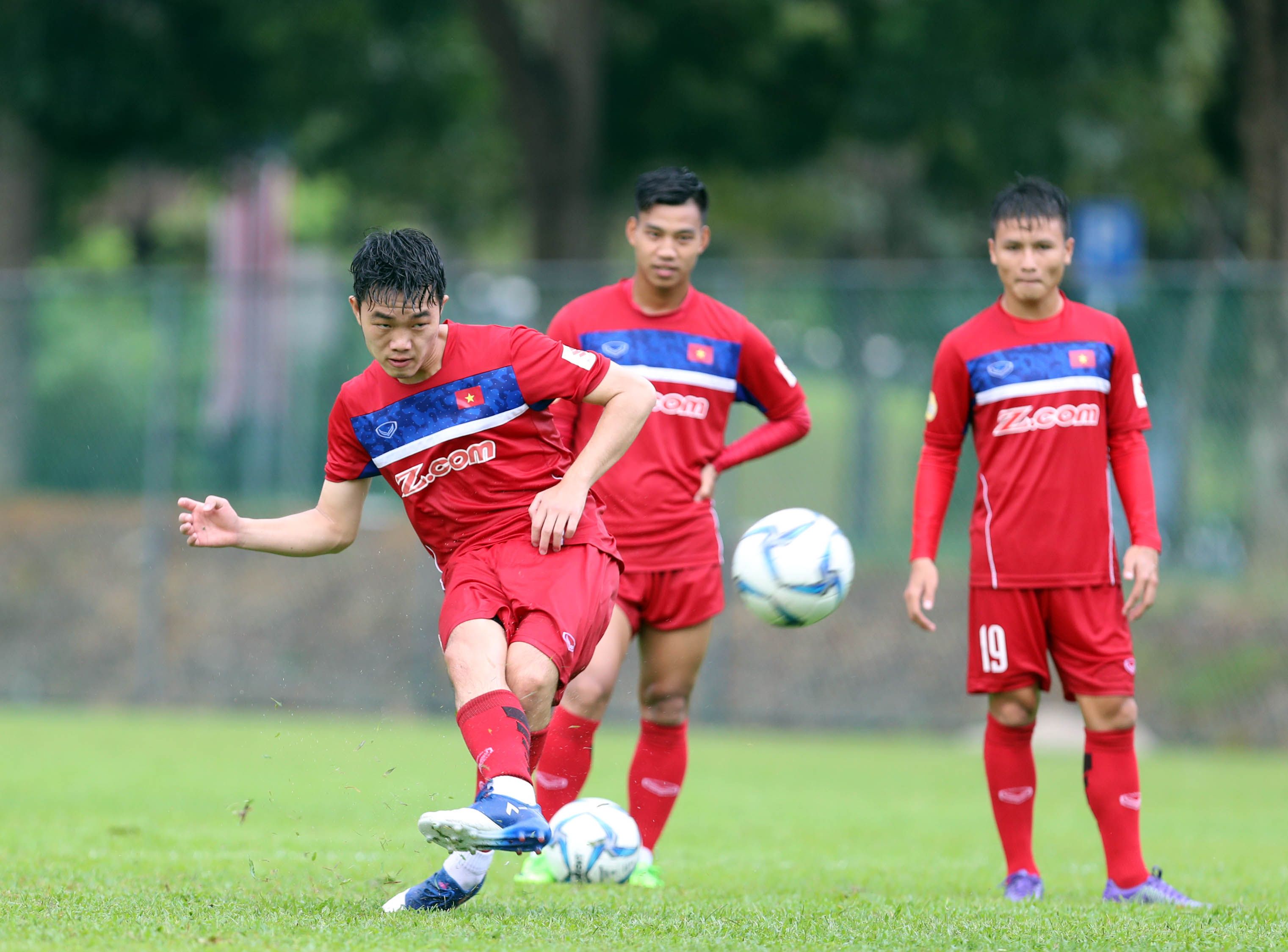 Latihan Timnas Vietnam U-22