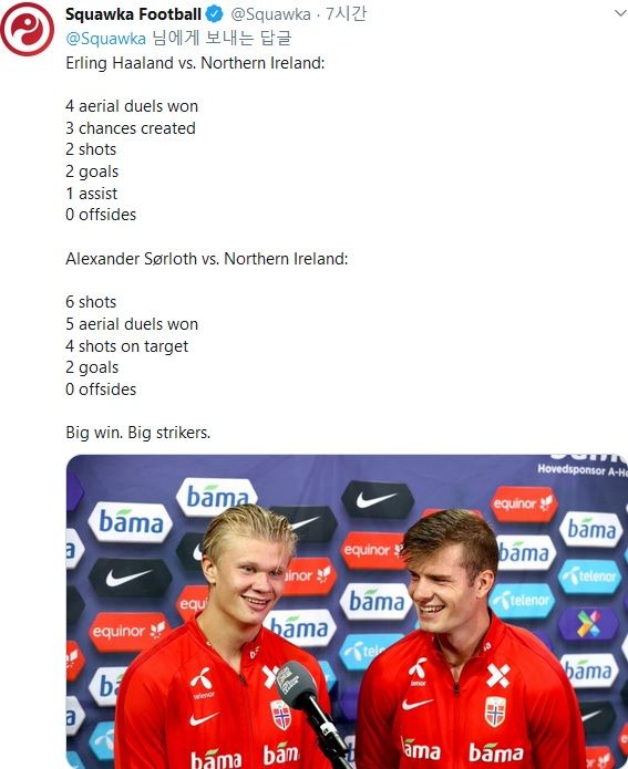 Erling Haaland & Alexander Sorloth