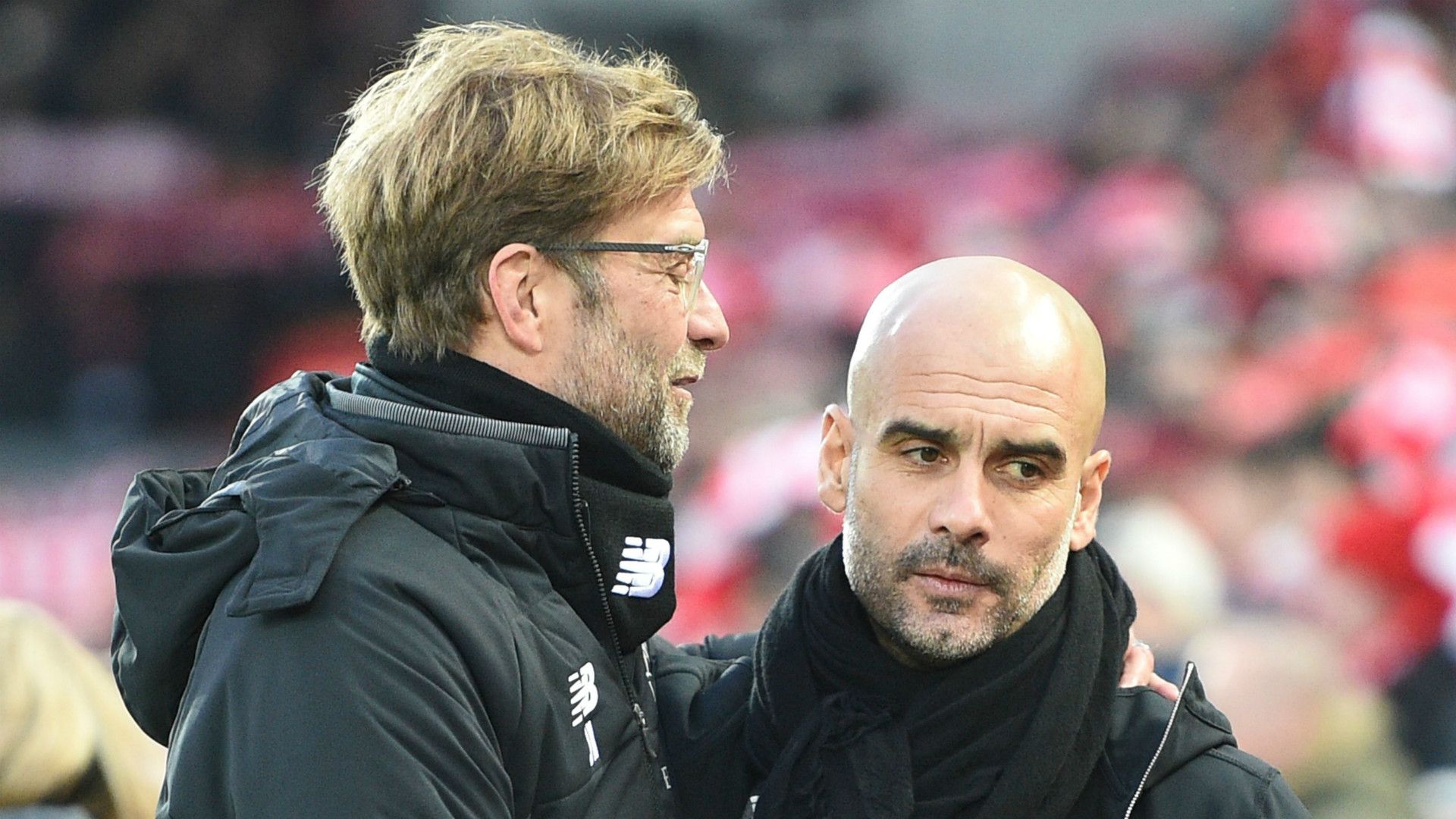 Jurgen Klopp Pep Guardiola Liverpool Manchester City