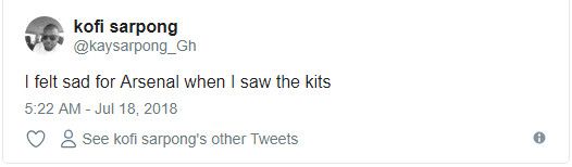arsenal tweet