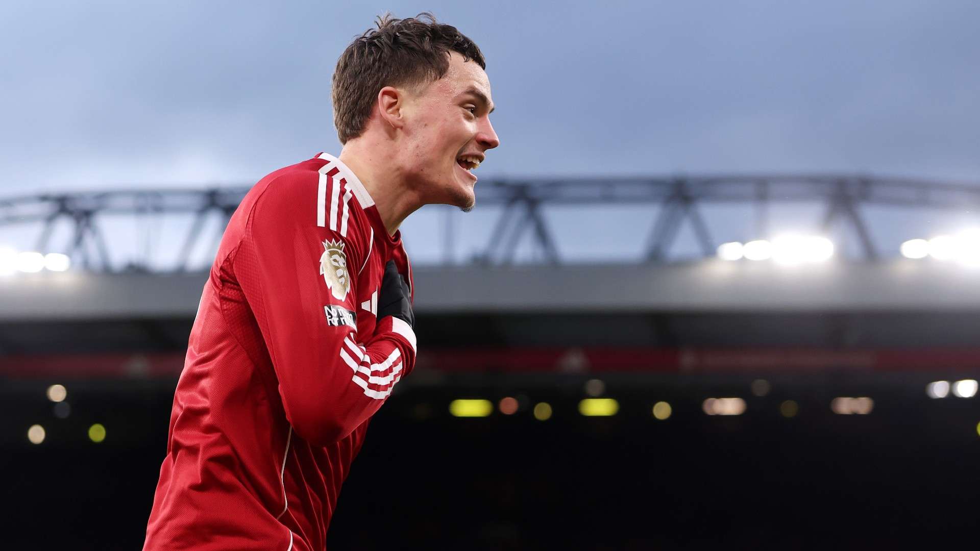 Florian Wirtz of Liverpool celebrates