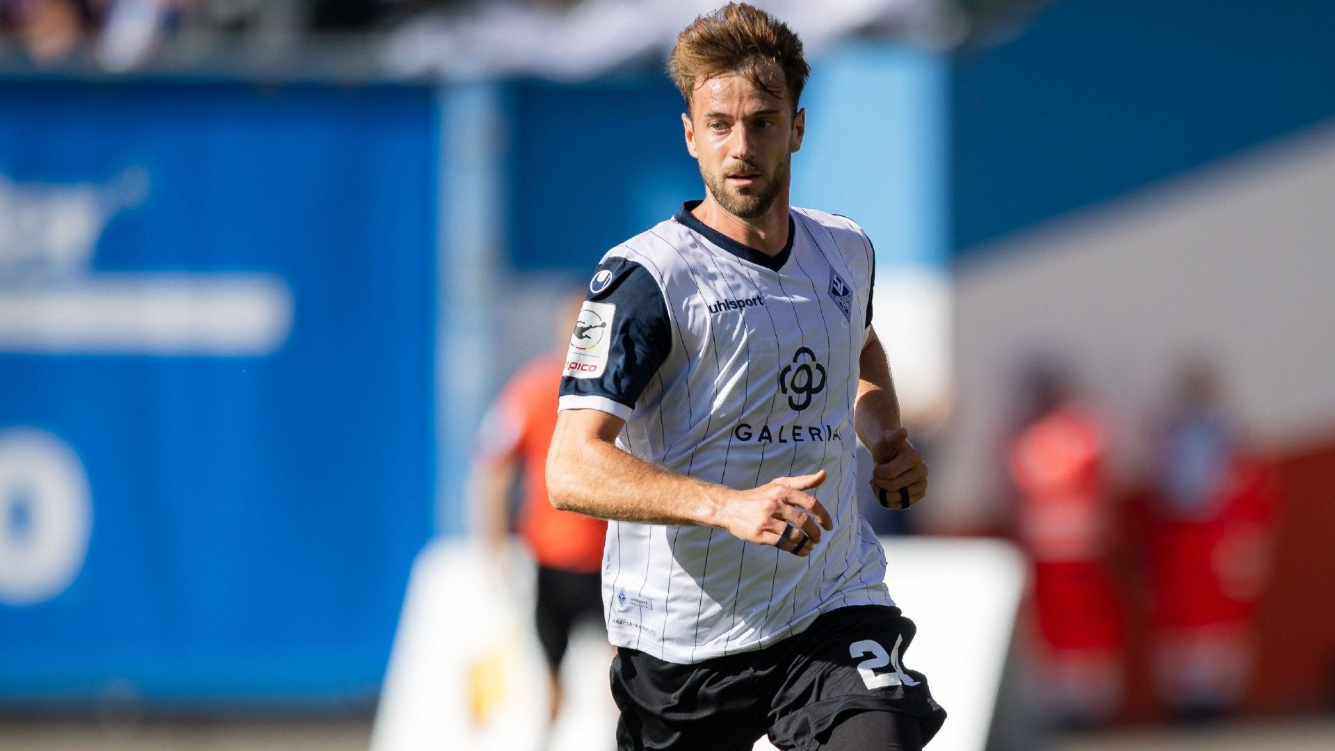 Lukas Kluenter of Waldhof Mannheim in action