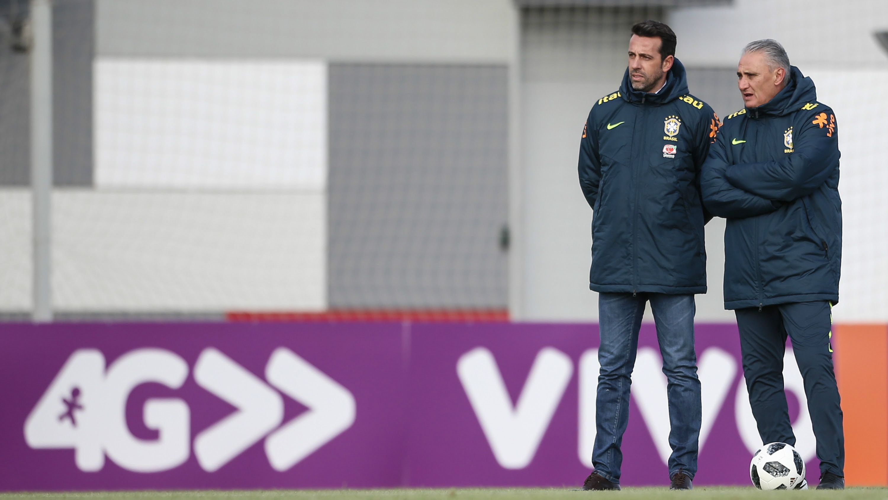 Tite e Edu Gaspar - Brasil - 19/03/2018