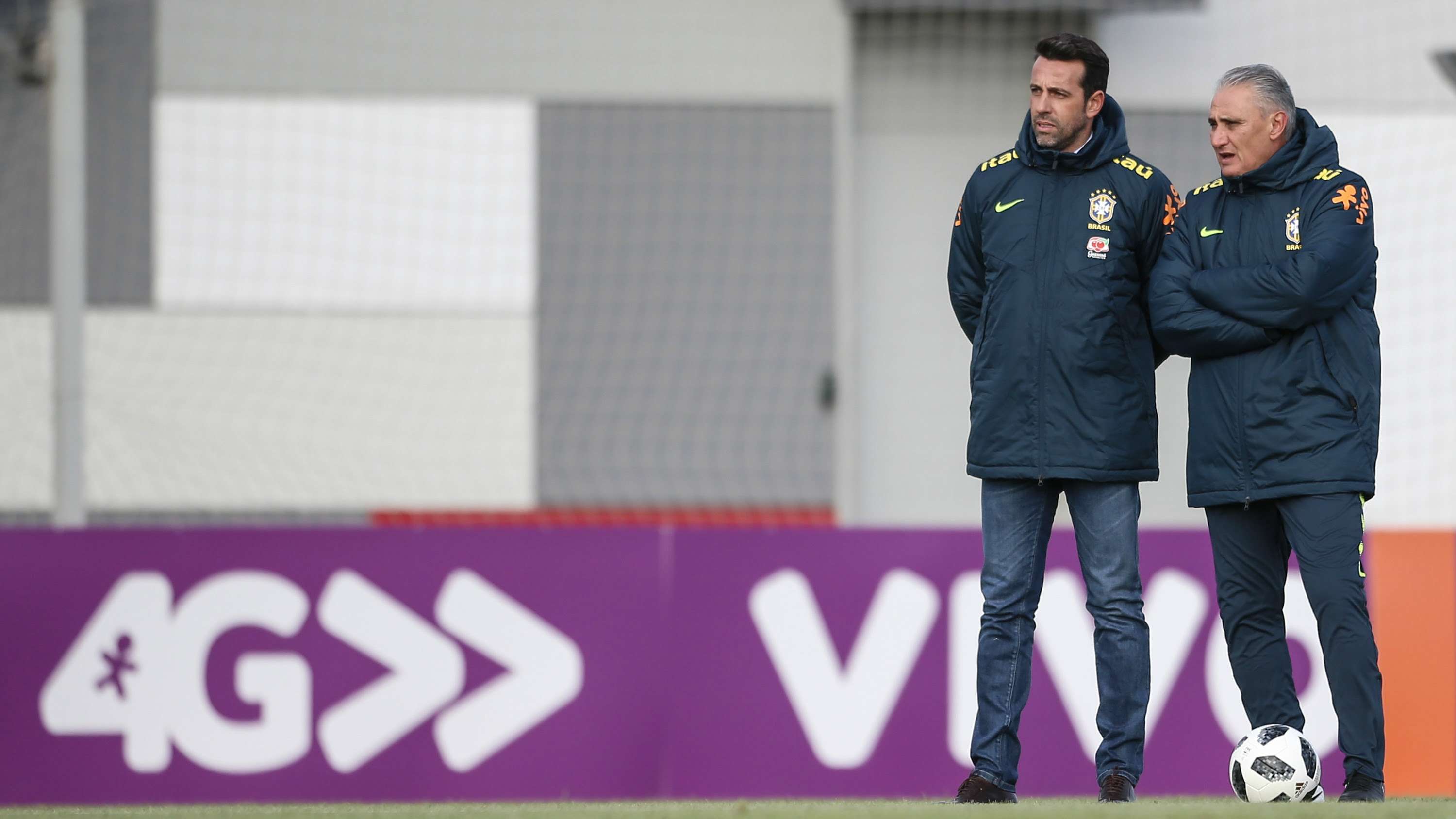 Tite e Edu Gaspar - Brasil - 19/03/2018