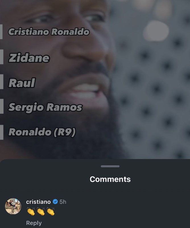 Antonio Rudiger Cristiano Ronaldo Real Madrid GOAT