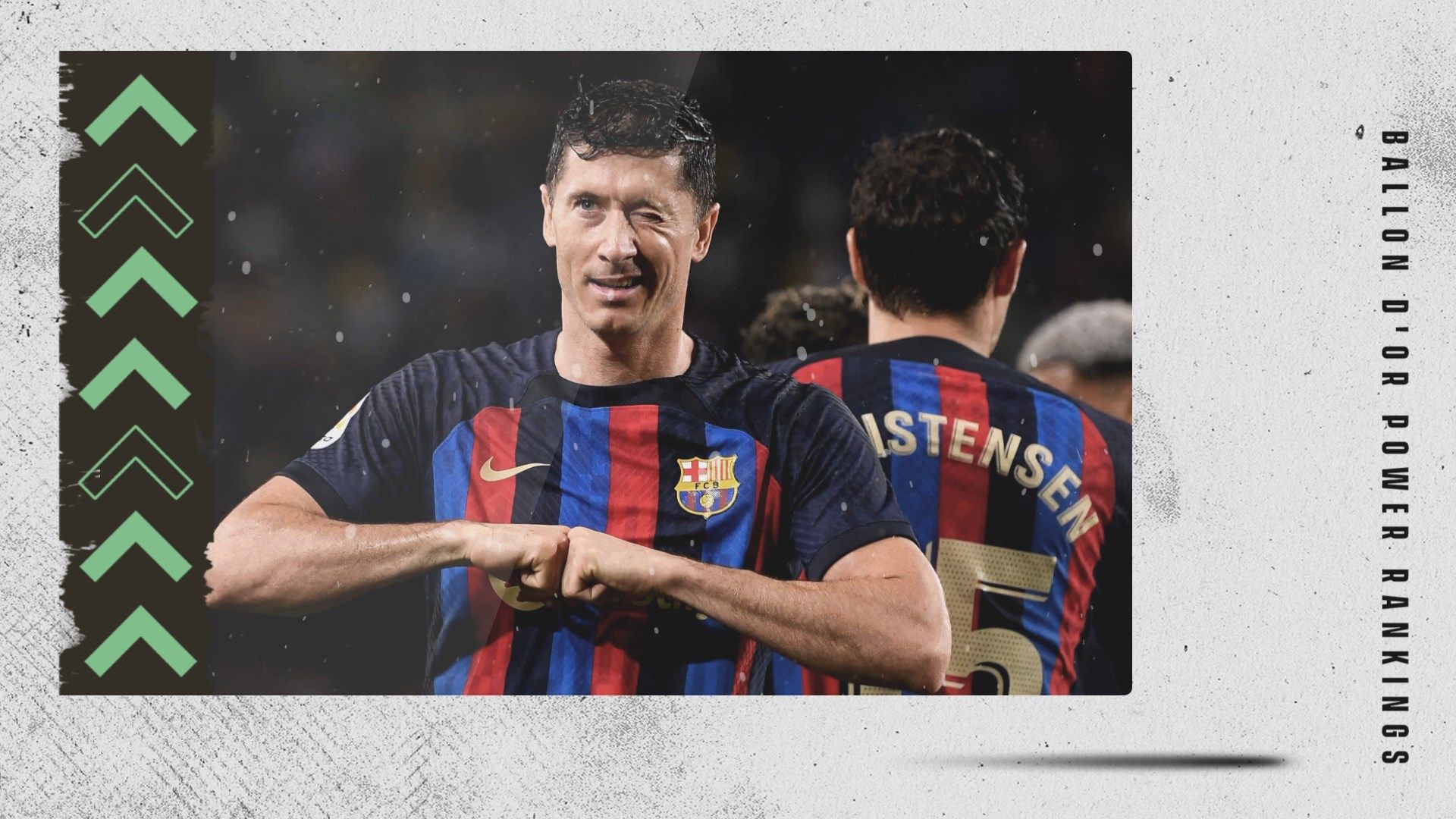 Robert Lewandowski Ballon d'Or Rankings GFX