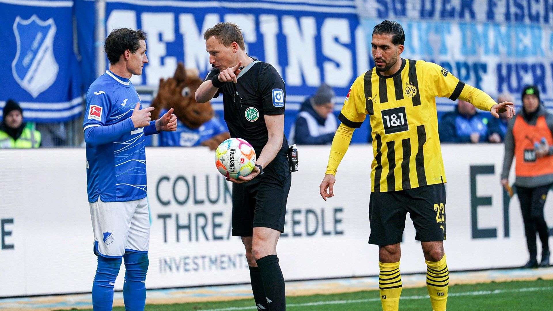 ONLY GERMANY Martin Petersen Emre Can Sebastian Rudy Hoffenheim Borussia Dortmund 2023