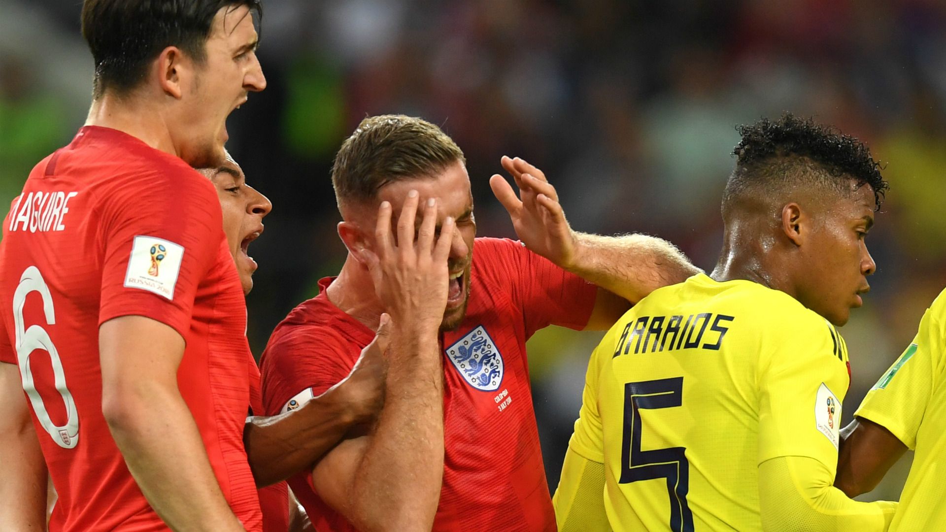 Henderson Barrios Colombia England WC Russia 03072018