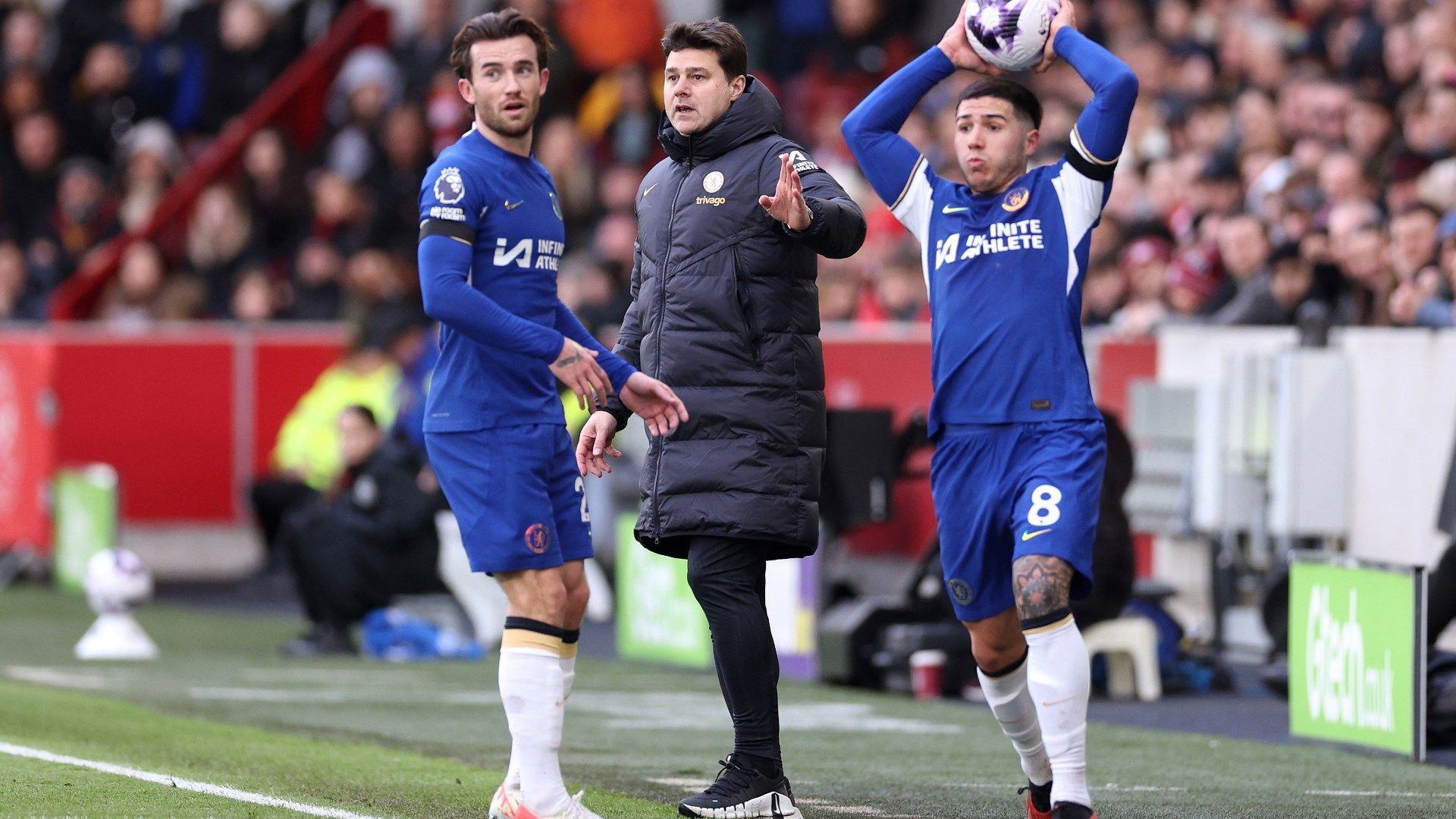 Ben Chilwell Enzo Fernandez Mauricio Pochettino Chelsea Brentford
