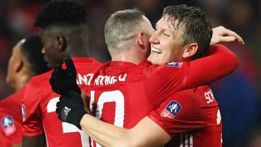 Wayne Rooney Bastian Schweinsteiger Manchester United Wigan