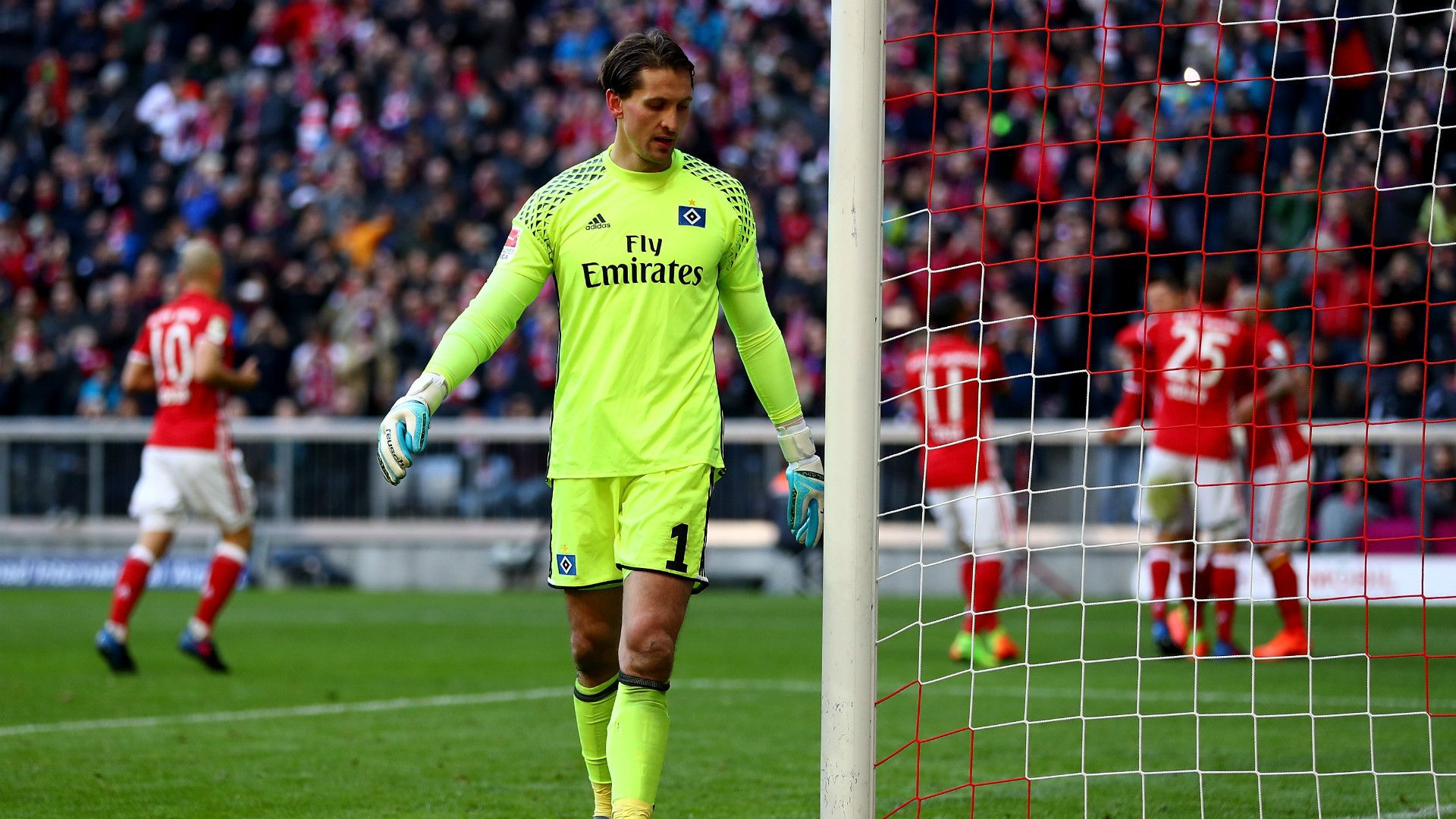 Rene Adler FC Bayern München Hamburger SV Bundesliga 022517