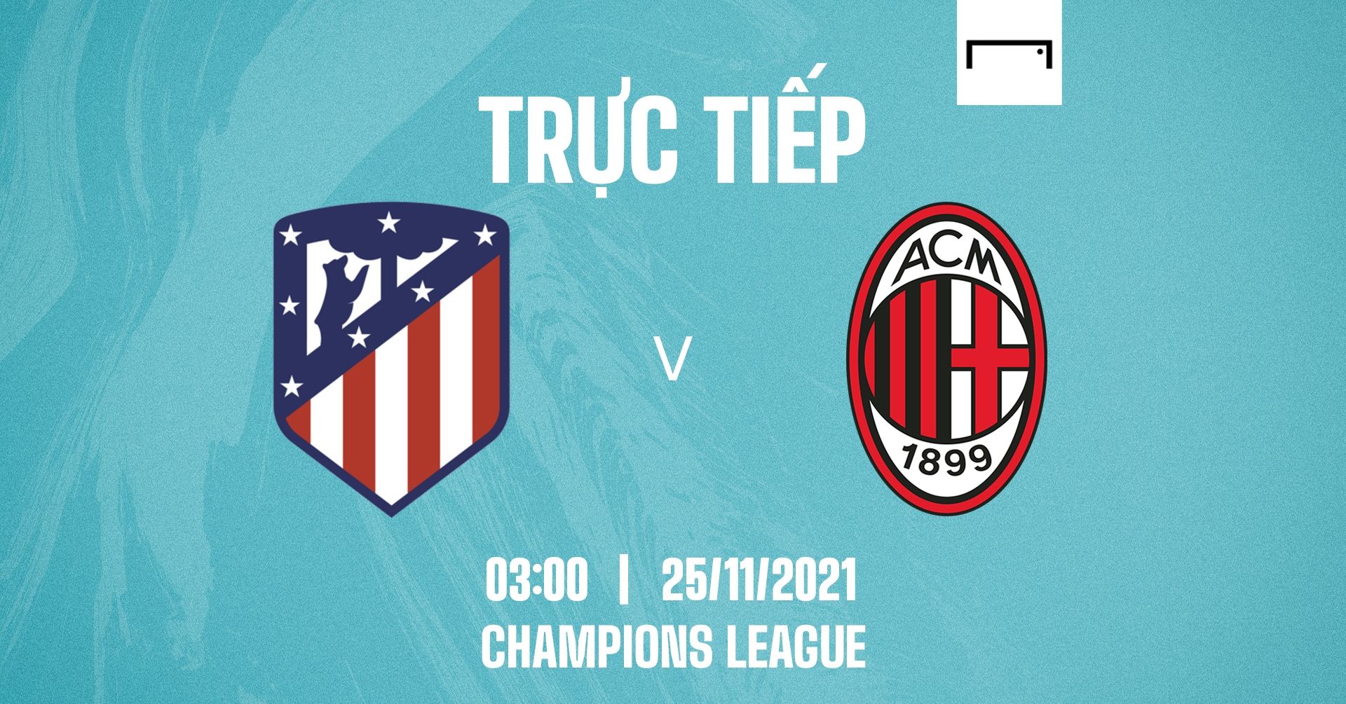 Live Atletico Madrid vs AC Milan Champions League 2021/22 GFX
