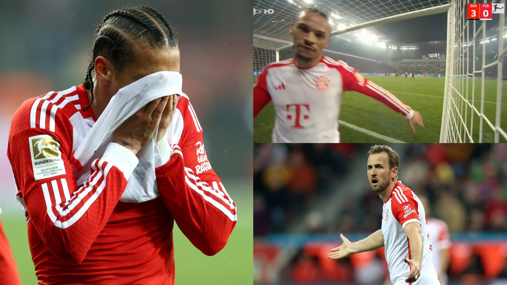 Leroy Sane Bayern Munich Harry Kane split