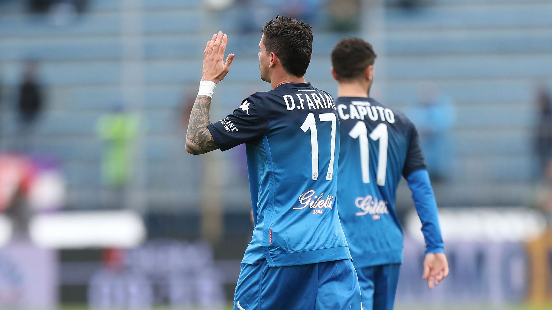 Diego Farias Francesco Caputo Empoli Fiorentina Serie A