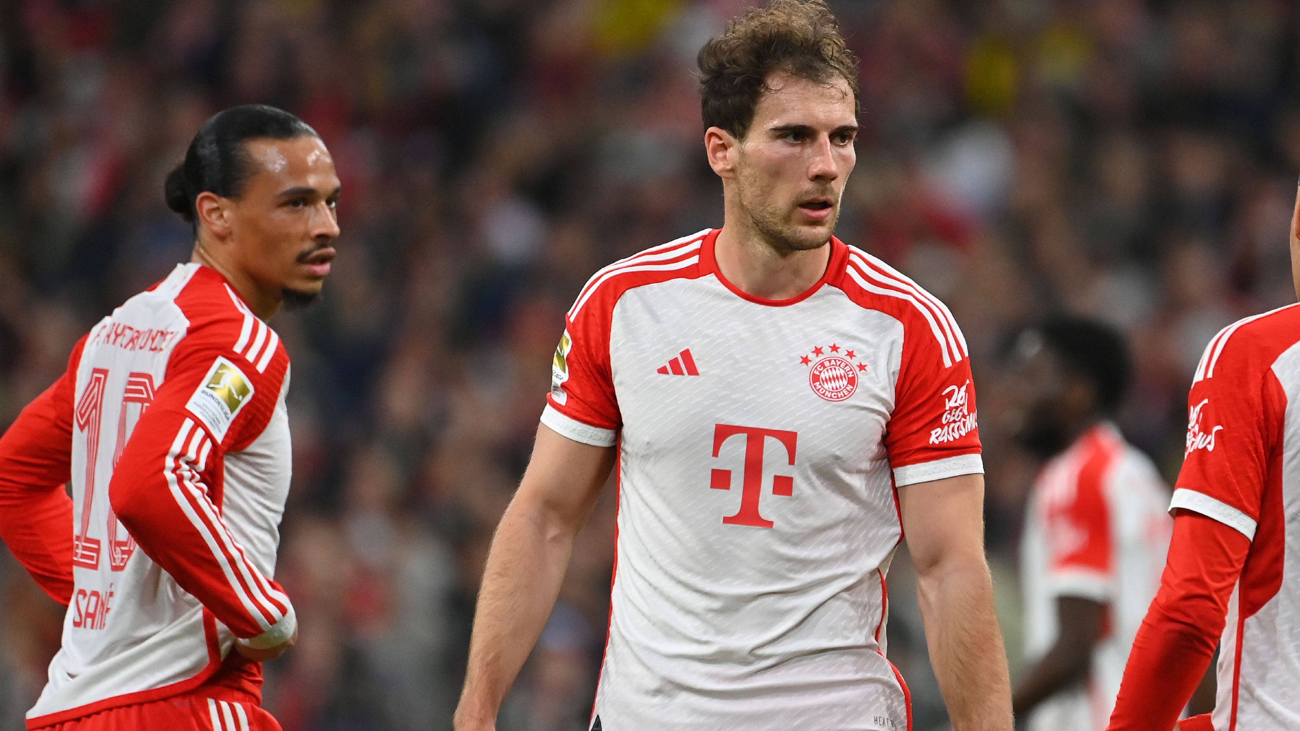 GERMANY ONLY: LEROY SANE LEON GORETZKA BAYERN MÜNCHEN