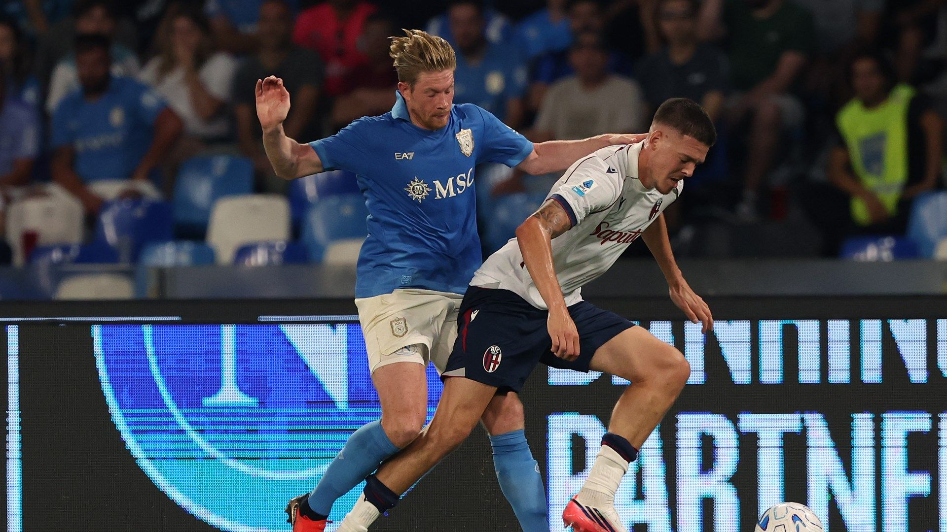 De Bruyne Napoli Bologna