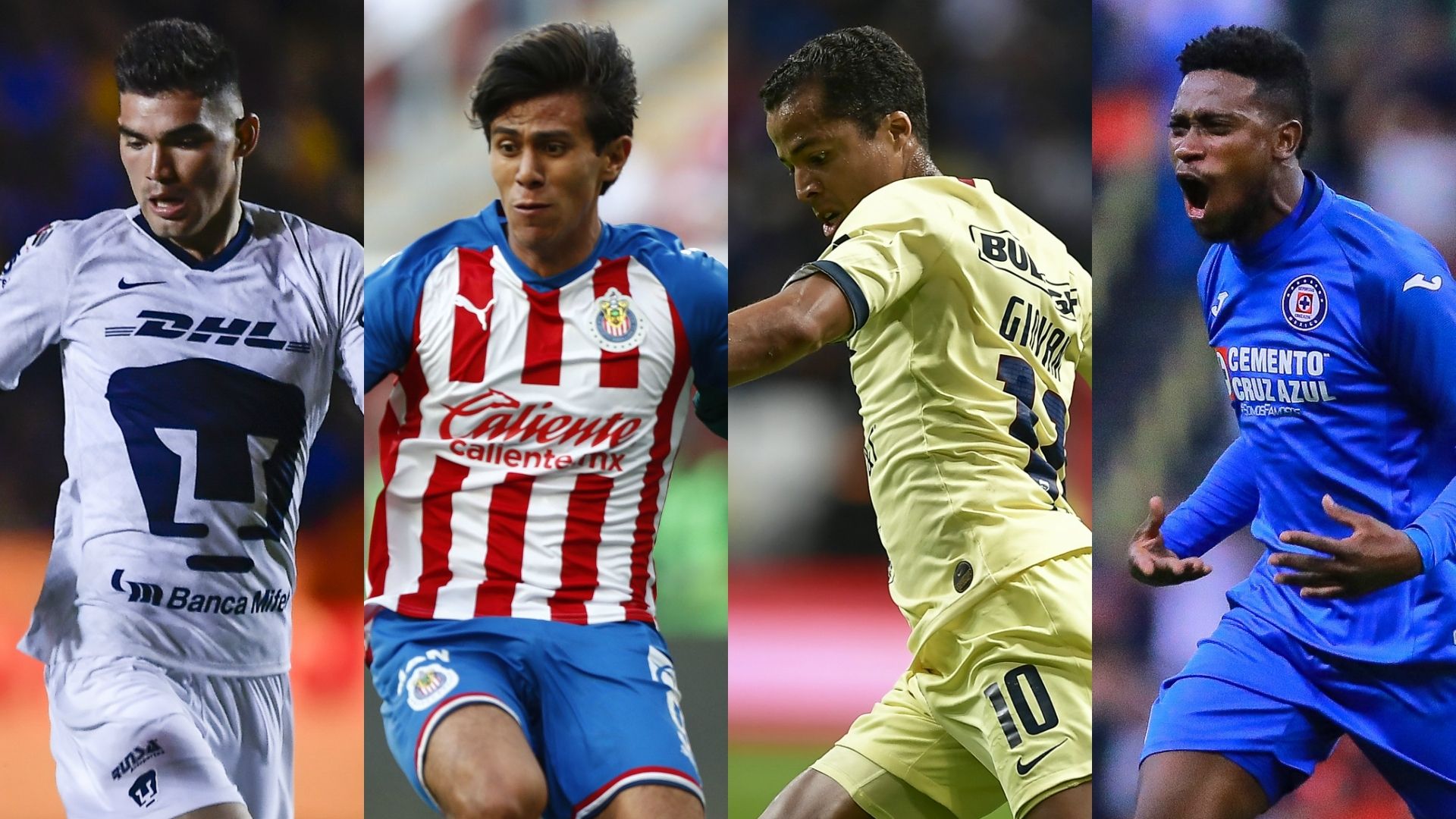 Pumas Chivas América Cruz Azul Clausura 2020
