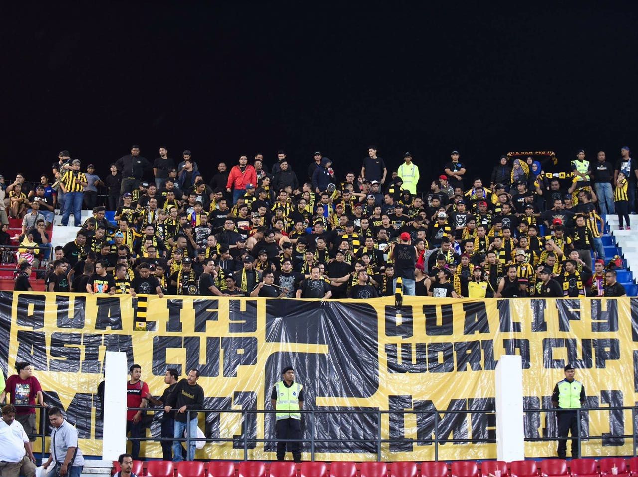 Malaysia fans against Timor Leste 2016