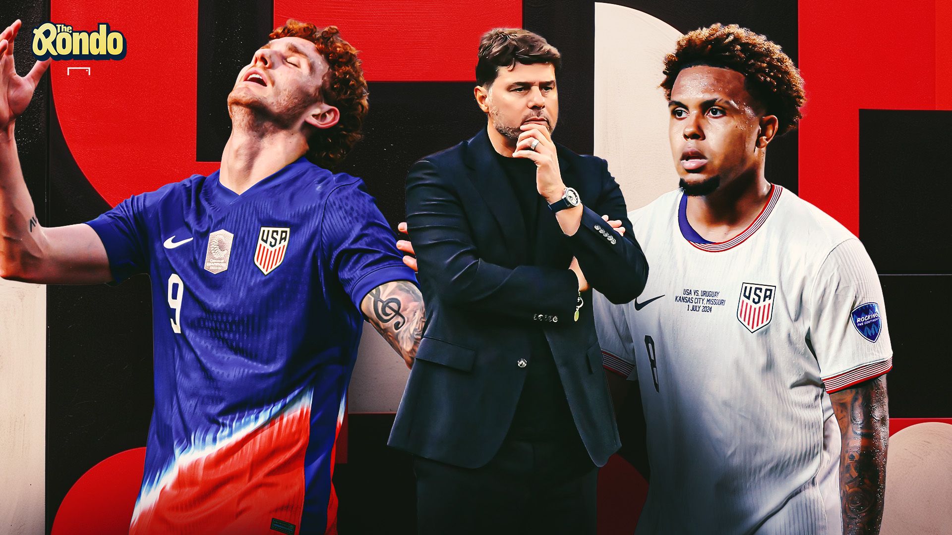 Mauricio Pochettino, Josh Sargent, Weston McKennie Rondo