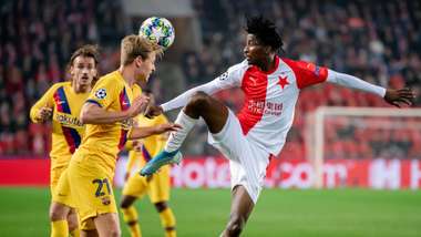 Frankie de Jong Barcelona Slavia Praga UCL 23102019