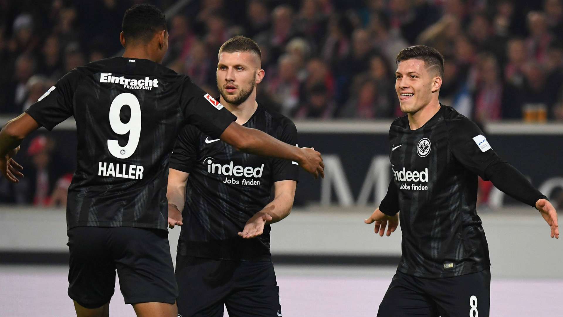 ONLY GERMANY Sebastien Haller Luka Jovic Ante Rebic Eintracht Frankfurt
