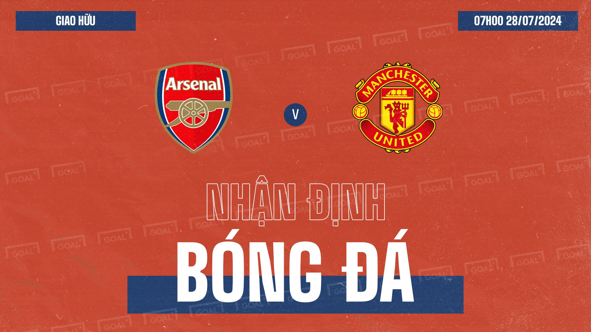 Arsenal vs Manchester United Club Friendlies GFX
