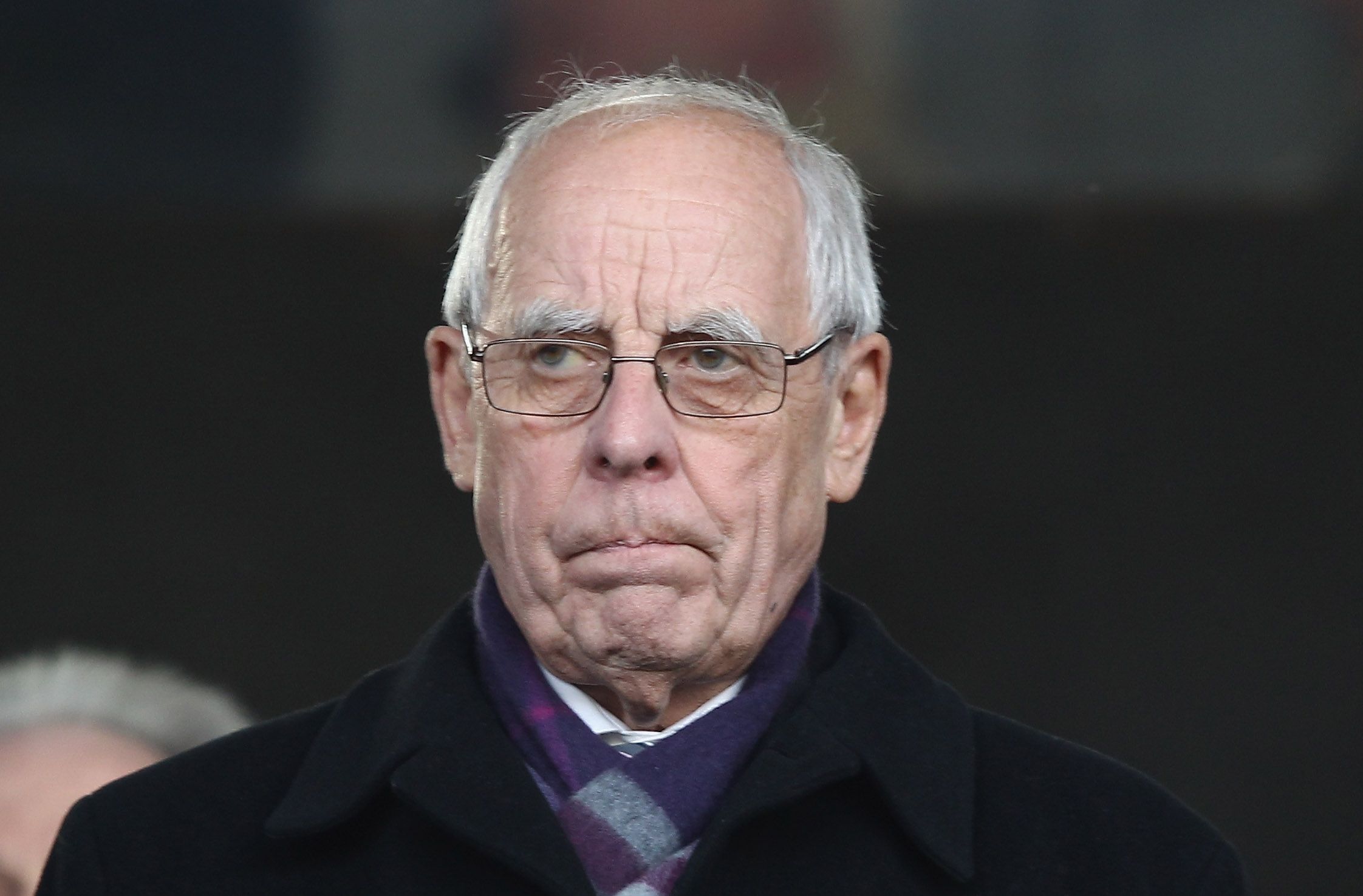 Stoke City chairman Peter Coates
