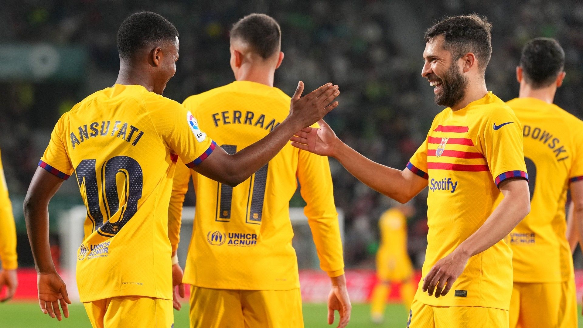 Jordi Alba Ansu Fati 2022-23