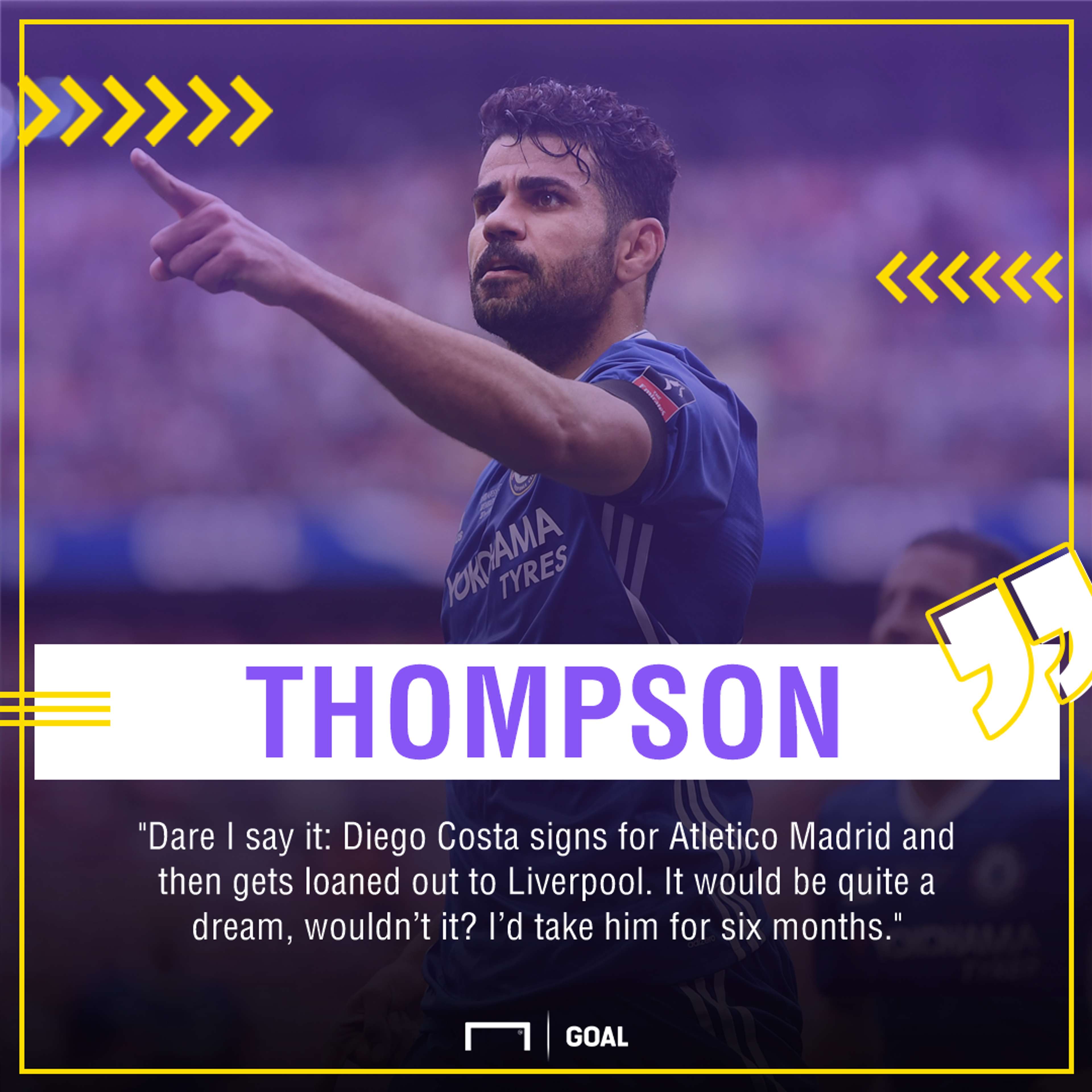 Diego Costa Phil Thompson Liverpool loan