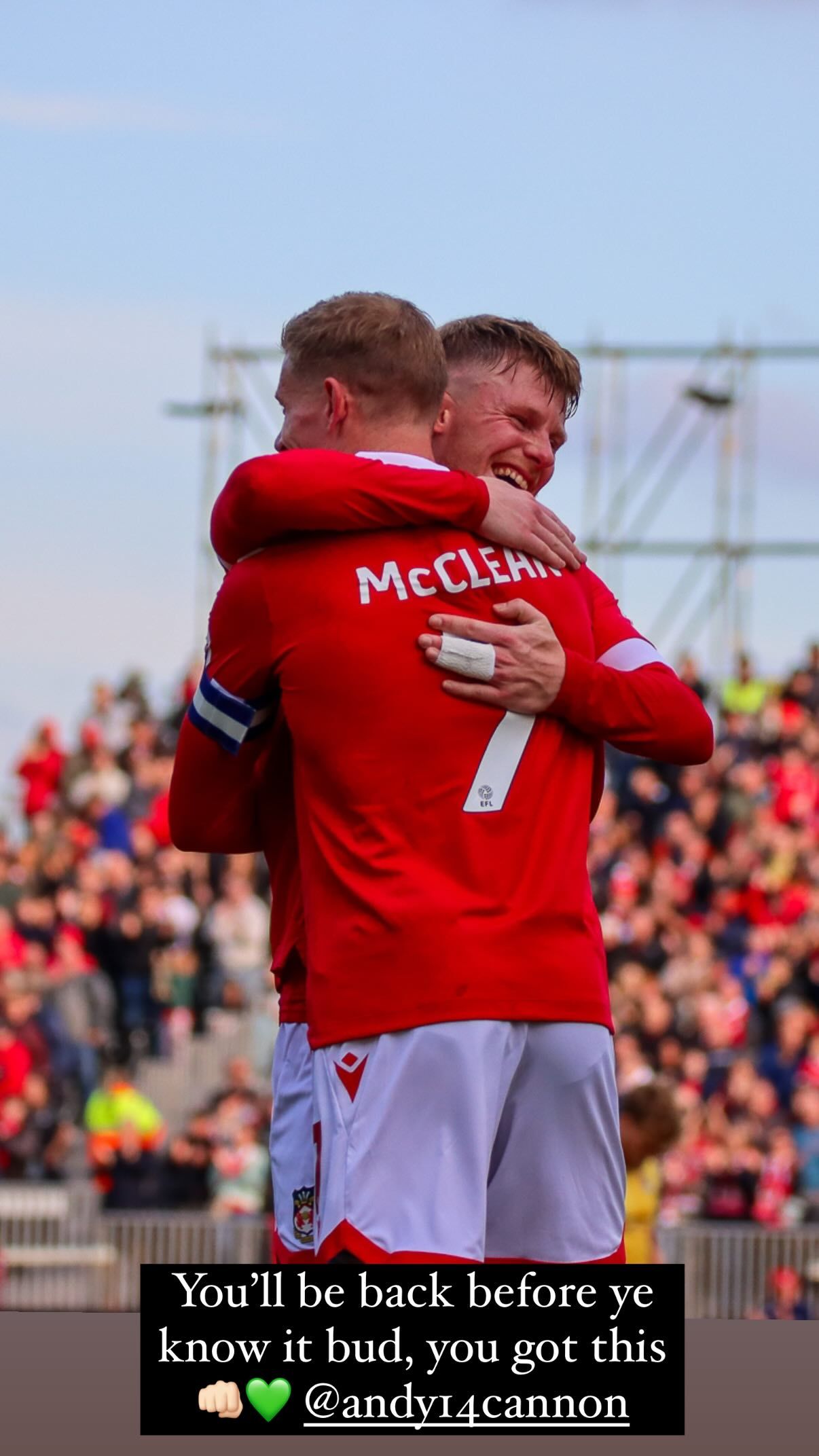 James McClean Andy Cannon Instagram