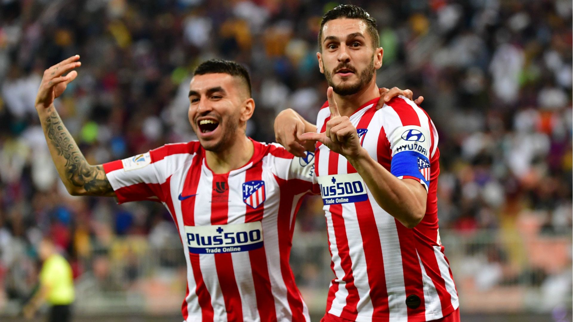 Koke Angel Correa Barcelona Atletico Supercup 2020