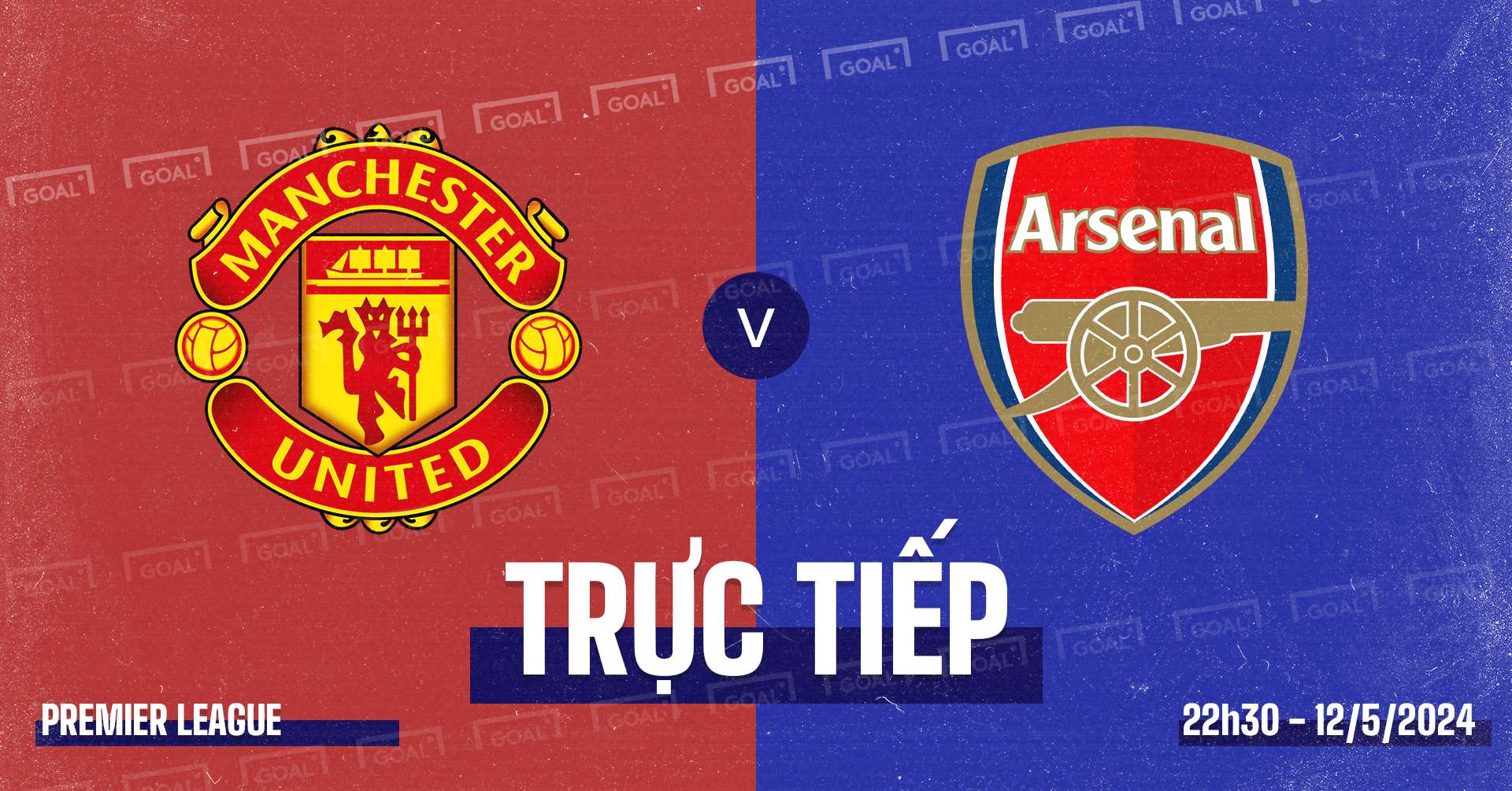 Manchester United vs Arsenal Premier League 2023/24 GFX