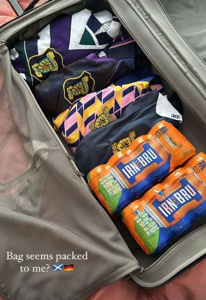 Erin Cuthbert Euros packing