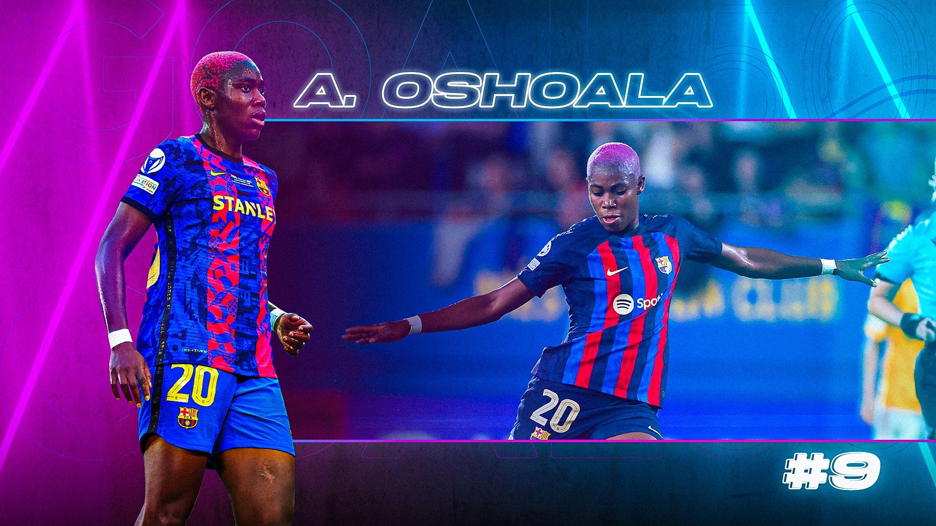 GOAL50 2022 Asisat Oshoala GFX Ranking