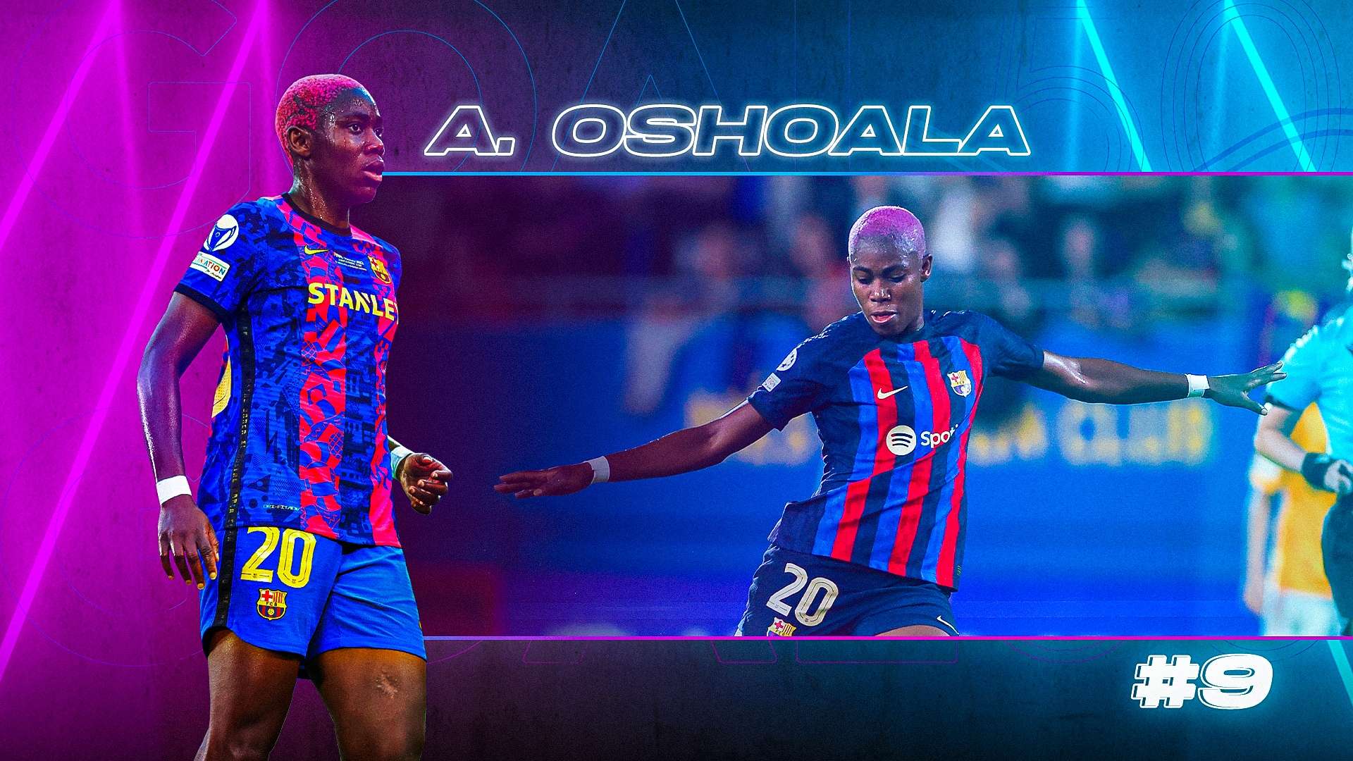 GOAL50 2022 Asisat Oshoala GFX Ranking