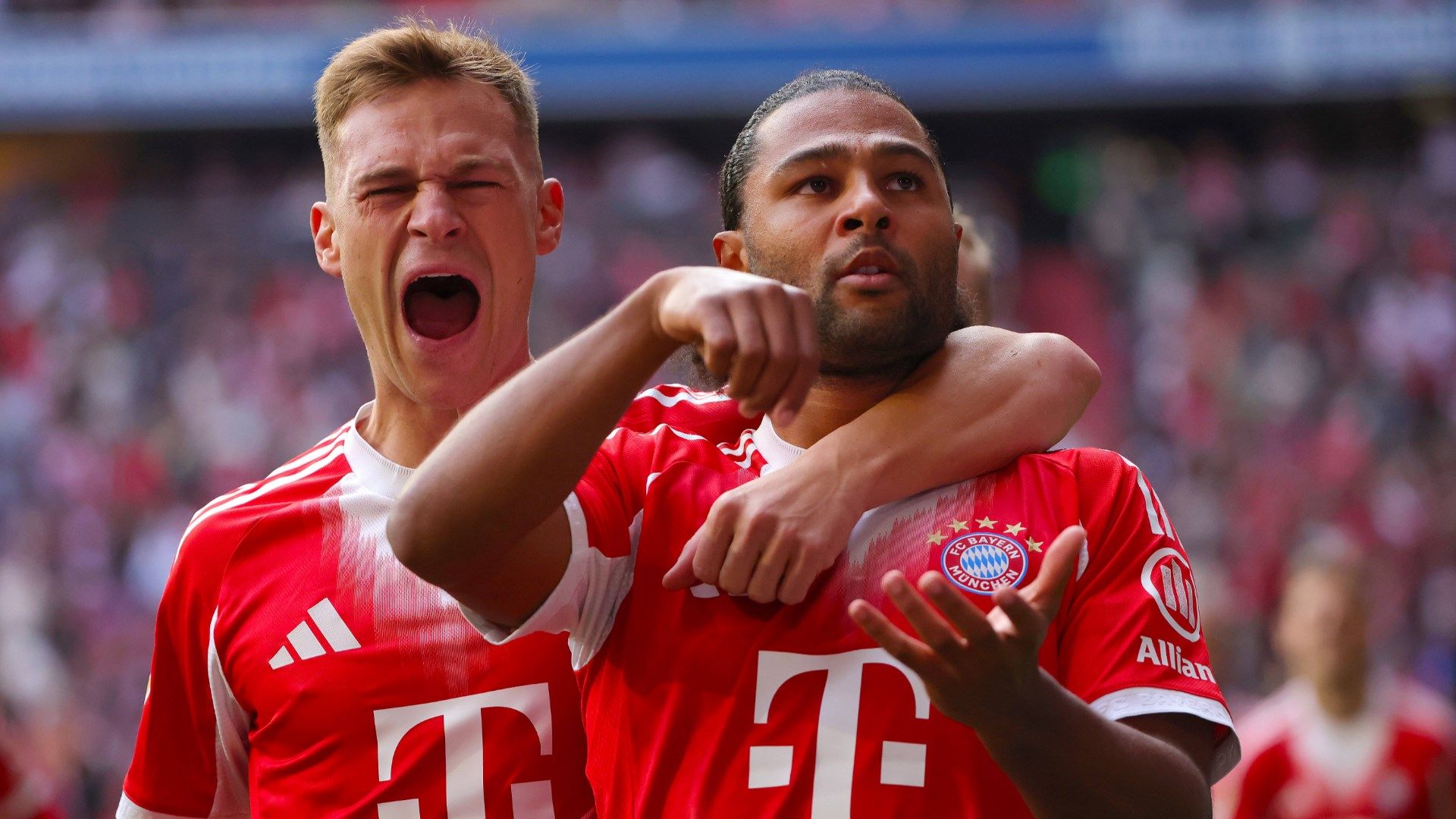 Joshua Kimmich Serge Gnabry FC Bayern 2025